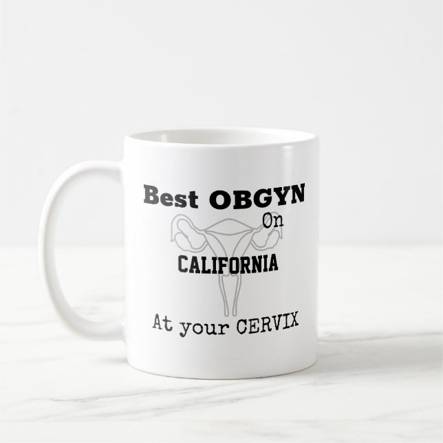 Caneca De Café Elegante Cervix obgyn (Esquerda)