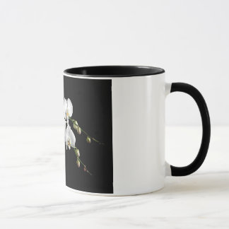 Caneca de café elegante da orquídea