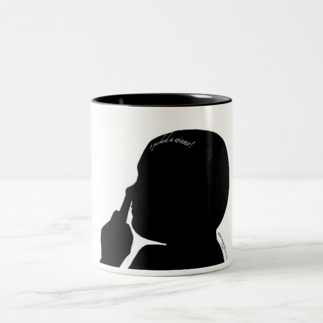 Caneca de café elegante de Nosepicker (Centro)