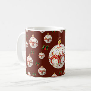 Caneca De Café Elegante decoração de Natal