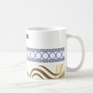 Caneca De Café Elegante Dourado Mug- TA KANA