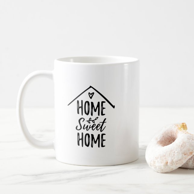 Caneca de Café Elegante e Fofo para Corretor de Im (Com Donut)