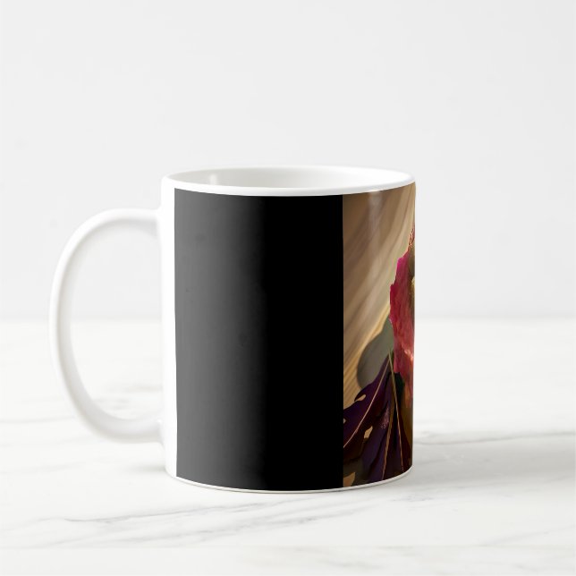 Caneca De Café Elegante Floral Mug - Drinkware de Fotografia para (Esquerda)