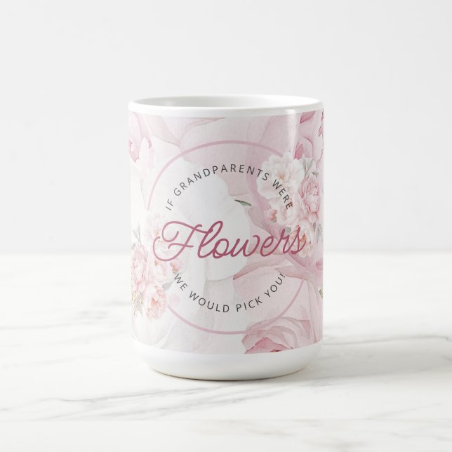 Caneca De Café Elegante Flores de Pequim Avô, nós pegaríamos você (Centro)