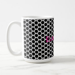 Caneca De Café Elegante Jogo Personalizado Rápido Quatro com Nome