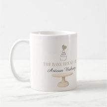 Elegante marca de padaria artesanal personalizada