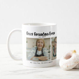 Caneca De Café Elegante Melhor Avó de Todos os Tempos 3 Colagem d