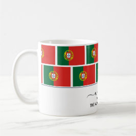Caneca De Café Elegante personalizado Bloco de Boas-vindas PORTUG