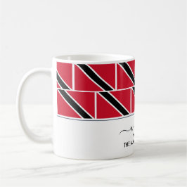 Caneca De Café Elegante personalizado TRINIDAD FLAG