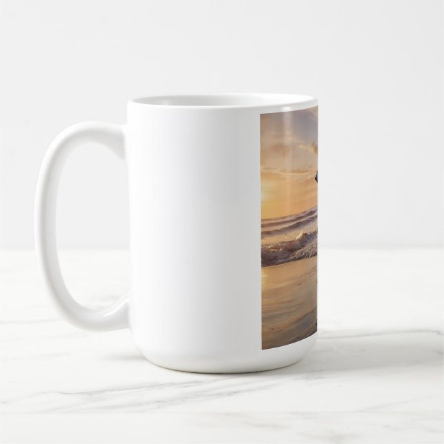 Caneca De Café Elegante Saluki Coffee Mug (Esquerda)