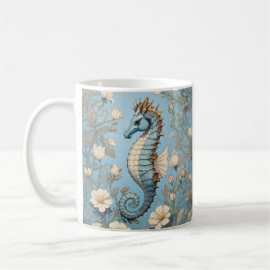 Caneca De Café Elegante Seacavalo William Morris Inspirado