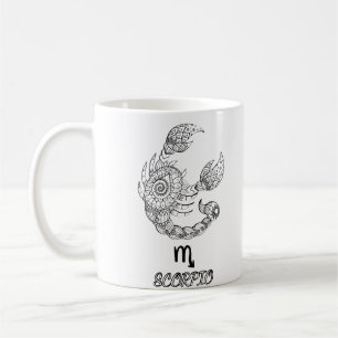 Caneca De Café Elegante Sinal Zodiac Coffee Mug