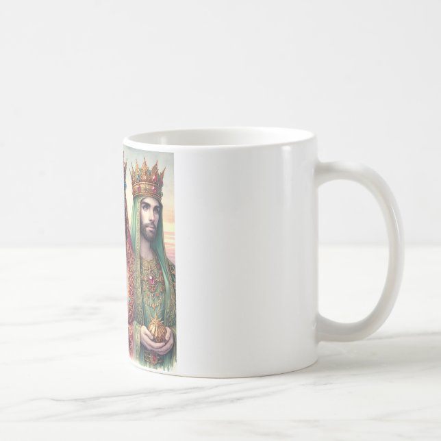 Caneca De Café Elegante Três Homens Sábios Mug - Presente de Nata (Direita)