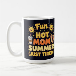 Caneca De Café Elegante verão de mãe quente vibrações