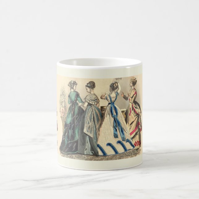 Caneca De Café Elegantes Senhoras Vitorianas  (Centro)