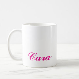 CANECA DE CAFÉ ELEGANTES SIMPLES PERSONALIZADAS NOME DAMAS DE HON