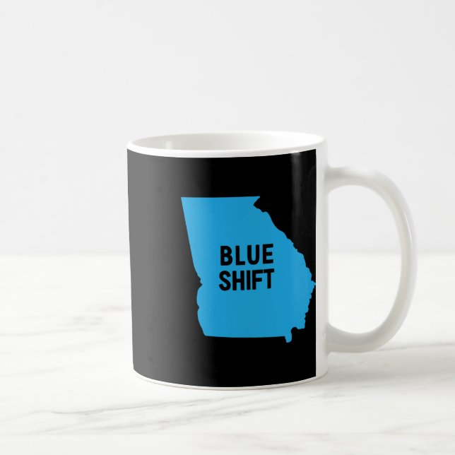 Caneca De Café Eleição Biden Harris - Blue Shift Georgia (Direita)