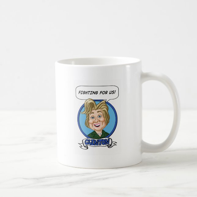 Caneca De Café Eleição De Hilary Clinton 2016 (Direita)