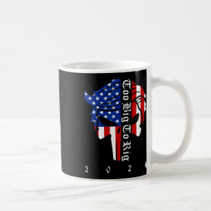 Caneca De Café Eleição de Trump Grande Demais Para Ser Amaciada C