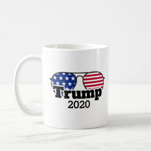 Caneca De Café Eleição do Red White Blue Trump 2020