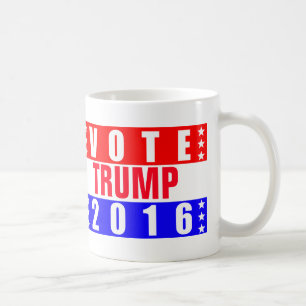 Caneca De Café Eleição presidencial do trunfo 2016 do voto