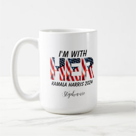 Caneca De Café Eleições 2024 em Kamala Harris nos EUA