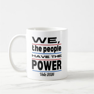 Caneca De Café Eleições De 2026 Nós, Pessoas, Temos O Poder