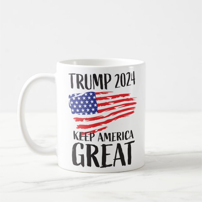 Caneca De Café Eleições de Trump 2024 (Esquerda)