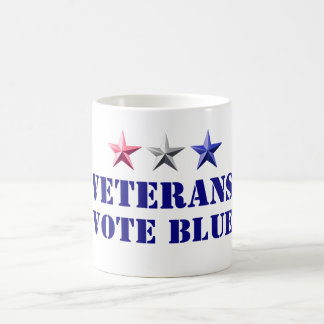 Caneca De Café Eleições Intermediárias 2026 Veteranos Vote Azul D
