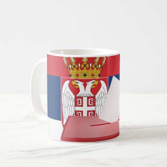 Caneca De Café Eleições na Sérvia (Frente Esquerda)