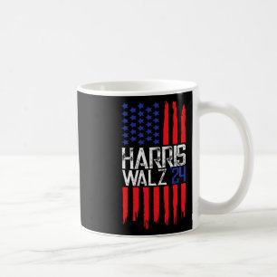 Caneca De Café Eleita Kamala Harris & Tim Walz 2024 American