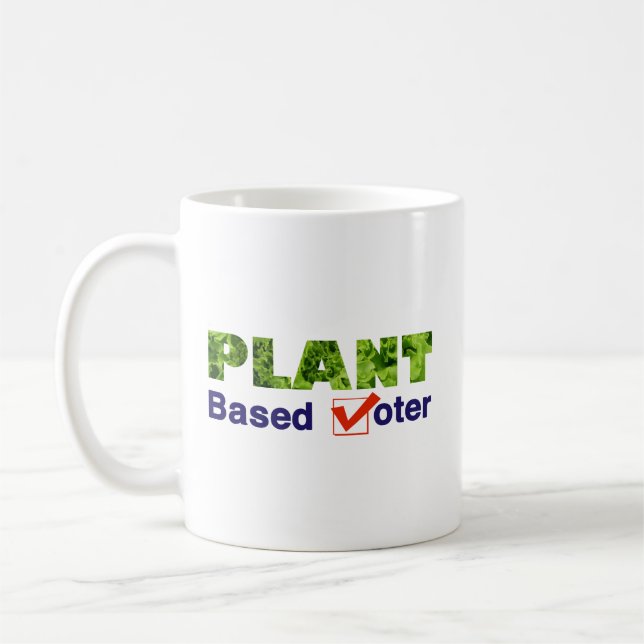 Caneca De Café Eleitor Baseado em Planta (Esquerda)