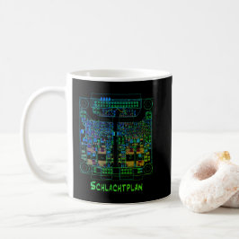 Caneca De Café Elektrotechniker Tasse Schaltplan "Schlachtplan"