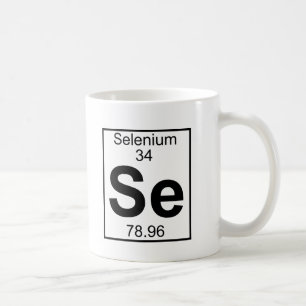 Caneca De Café Elemento 034 - SE - Selênio (cheio)