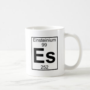 Caneca De Café Elemento 099 - Es - Einsteinio (cheio)