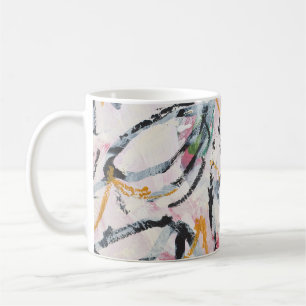 Caneca De Café Elemento Design de pintura acrílica