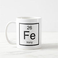 Caneca de Café Elemento Ironia
