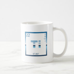Caneca De Café Elemento titánio titanium