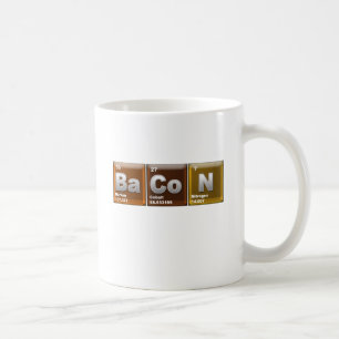 Caneca De Café Elementos do bacon