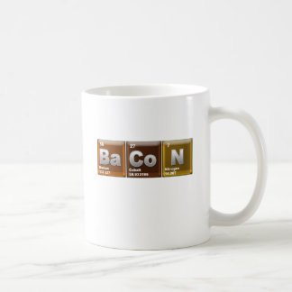 Caneca De Café Elementos do bacon