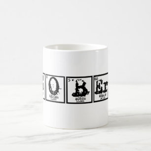 Caneca De Café Elementos sóbrios