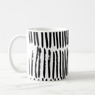 Caneca De Café Elementos Verticais: Estilo Invisível Desenho À Mã