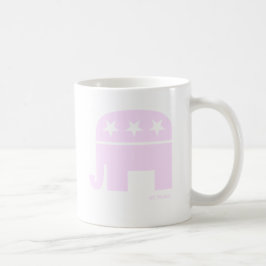 Caneca De Café Elephant GOP - Símbolo Republicano