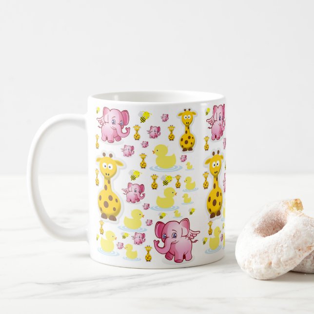 Caneca De Café Elephant Mug (Com Donut)
