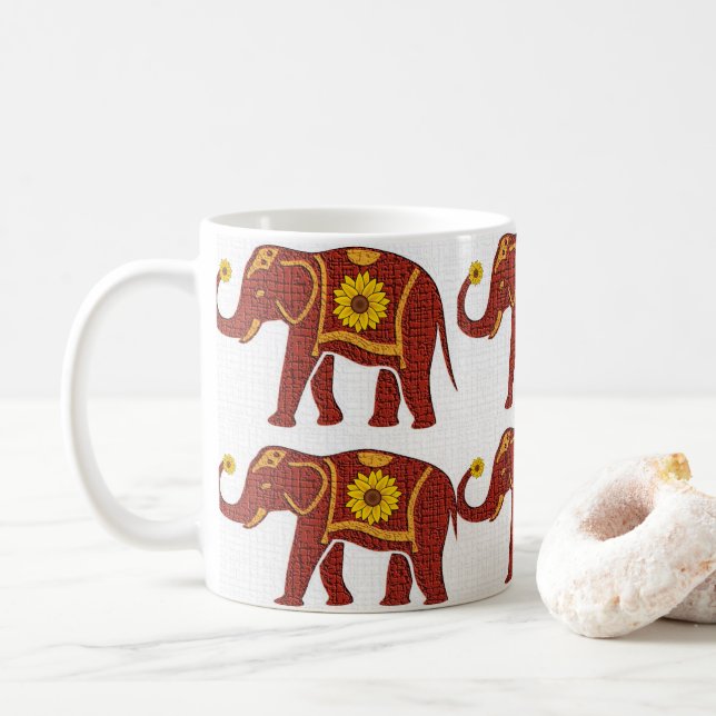 Caneca De Café Elephant Mug (Com Donut)