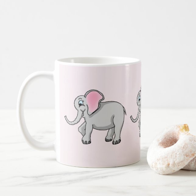 Caneca De Café Elephant Mug (Com Donut)