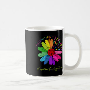 Caneca De Café Eles Combatem-Me. Equipe de Oncologia. Radiação On