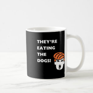 Caneca De Café Eles Estão Comendo Os Cães Trump