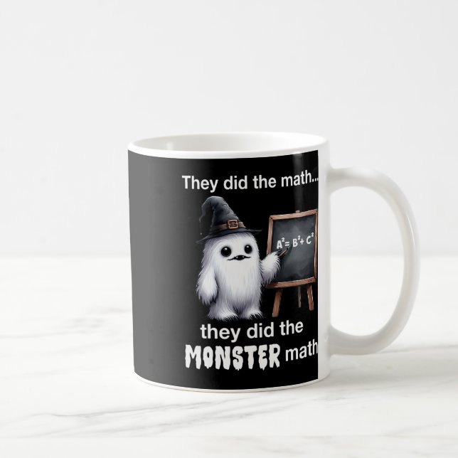 Caneca De Café Eles Fizeram a Matemática Monstruosa Yeti Chá Dive (Direita)