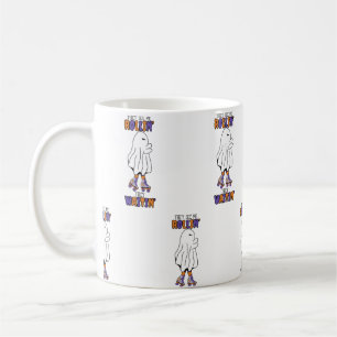 Caneca De Café Eles me veem rolando. Esperando o Retro Ghost.